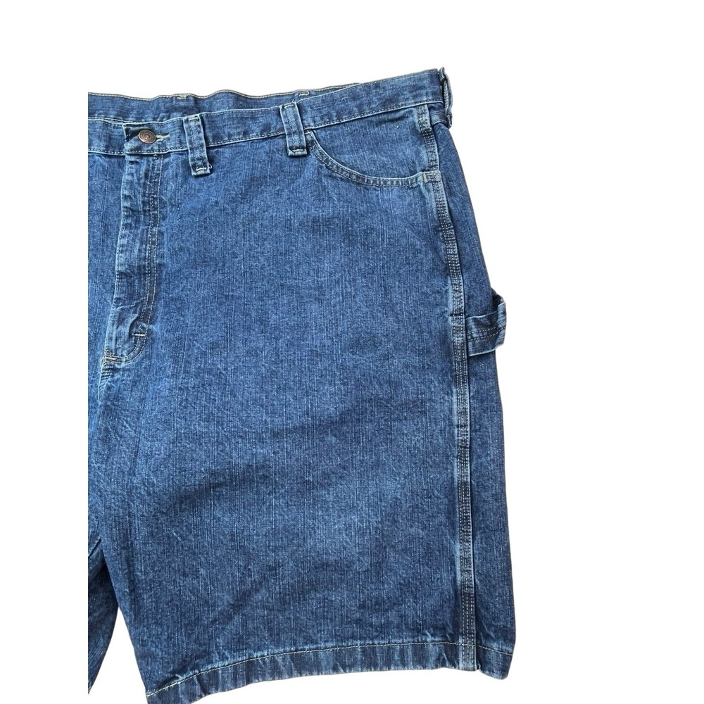 Wrangler Mens Size 48 Denim‎ Flat Front 5 Pocket Carpenter Shorts Outdoor Casual - Picture 4 of 16